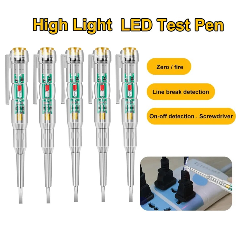 1-5pc AC24-250V Intelligent Vo - đánh giá và giá Circuit Test Pencil